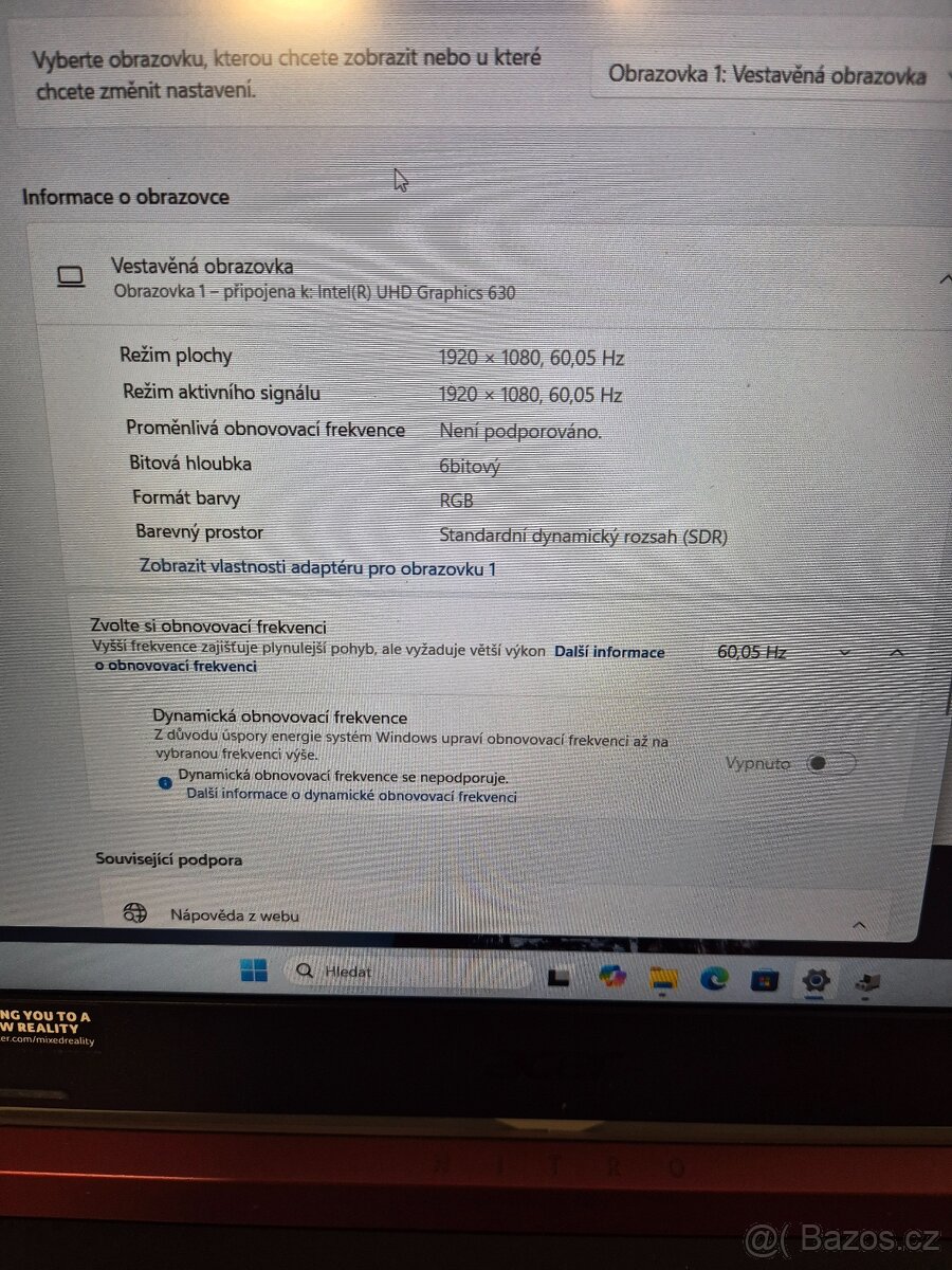 Herní notebook Acer Nitro 5 - 6