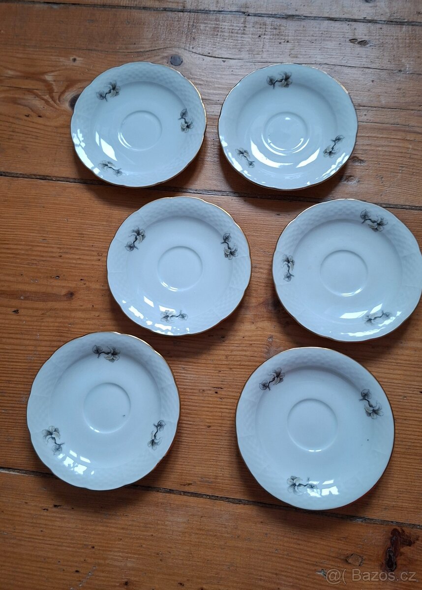 Porcelán Thun-šálky s podšalky - 6