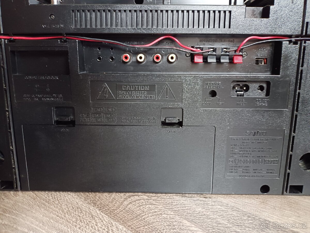 Sanyo MW255L, radiomagnetofon retro 2 kazeťák - 6