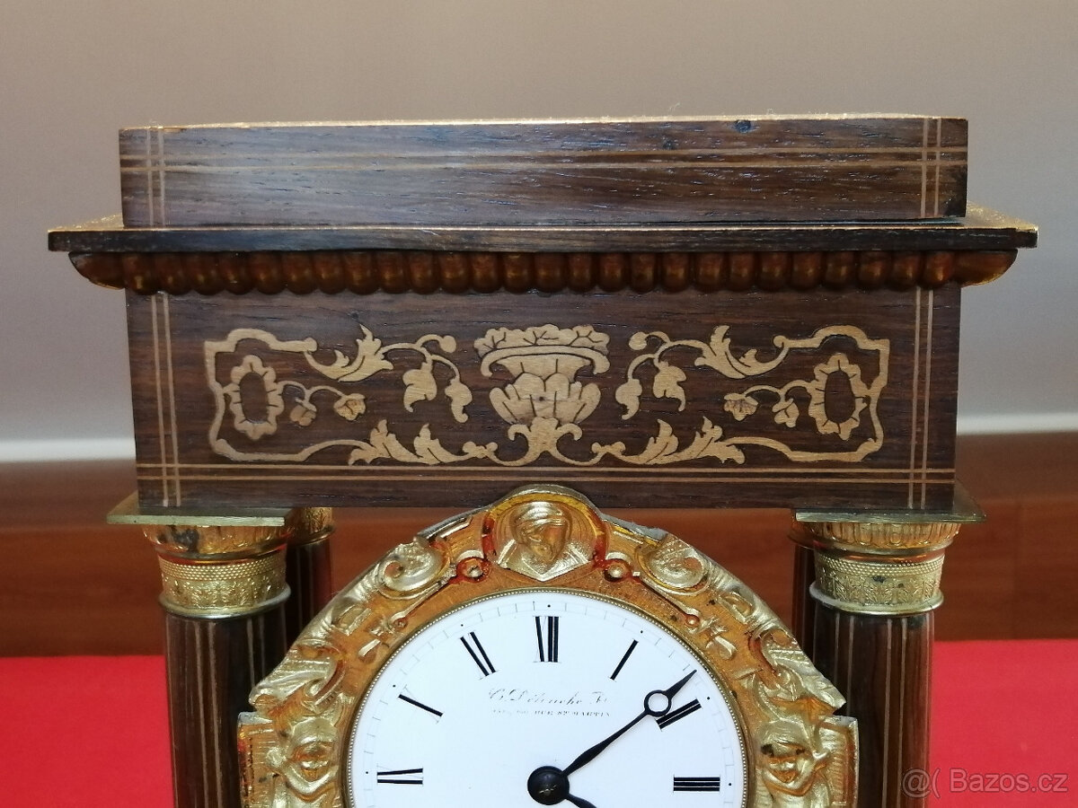 Starožitné sloupkové hodiny, 1889 - 6