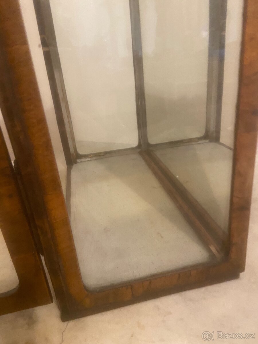 Historická závěsná skříňka Biedermeier - 6