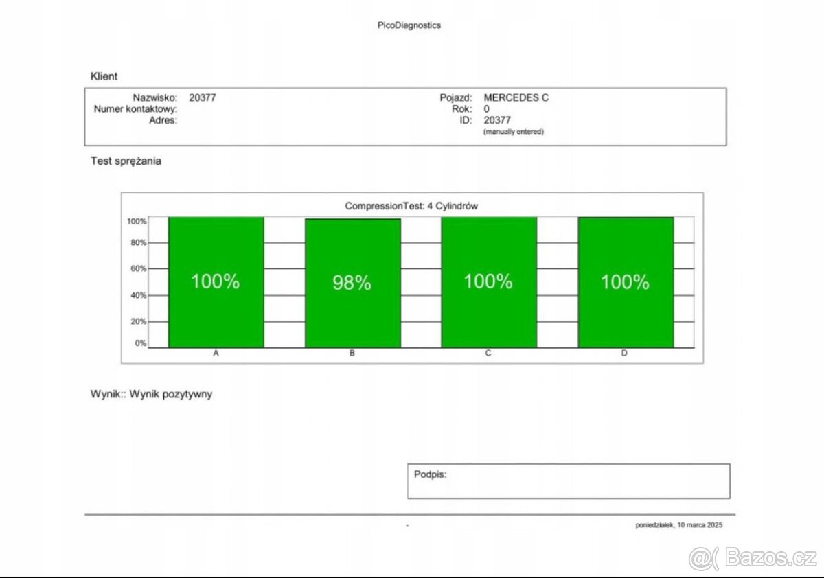 MERCEDES C CL203 C180 2.0 129HP MOTOR M111.951 - 6