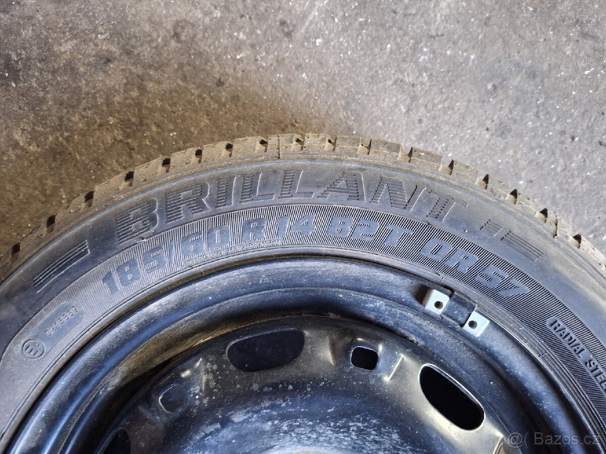 Celé kolo 185/60R14 5X100 - 6