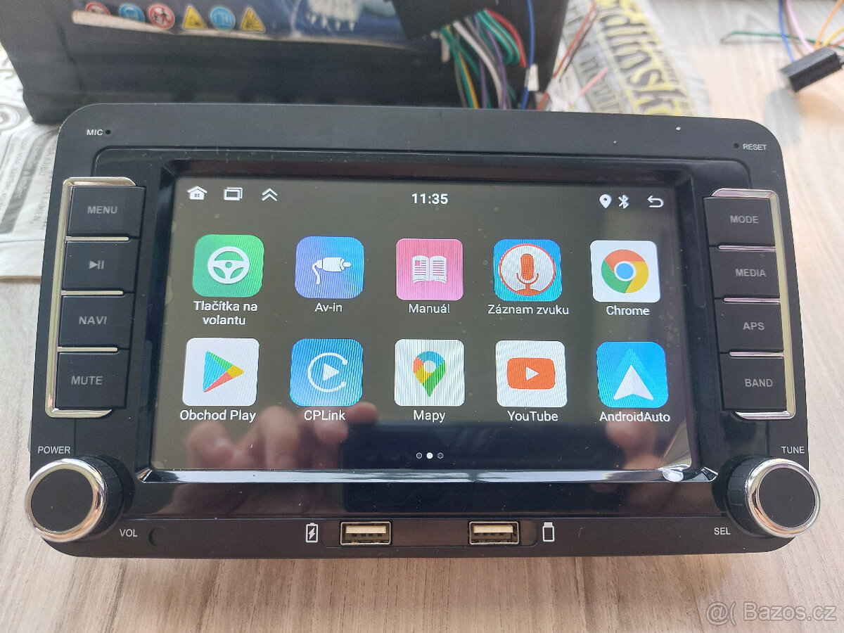 Autorádio 2DIN, RDS 8gb+128gb lcd 7,ANDROID 13, VW,ŠKODA,SEA - 6