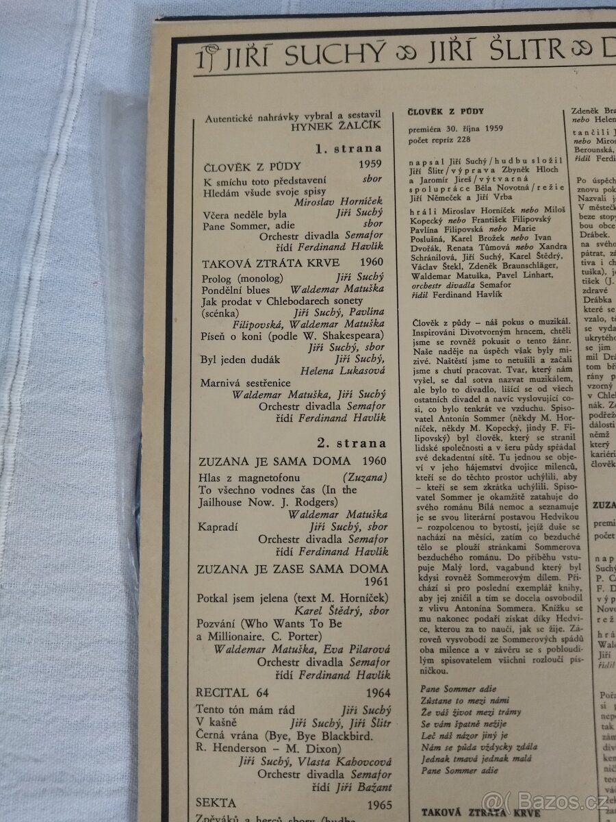 TŘI SAMOSTATNÉ LP SUCHÝ + ŠLITR + SEMAFOR - 6