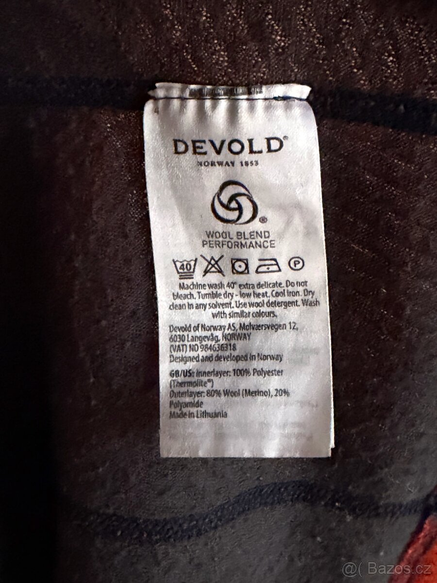 Rolák Devold Duo Active Merino 205 Zip Neck Man vel. L - 6