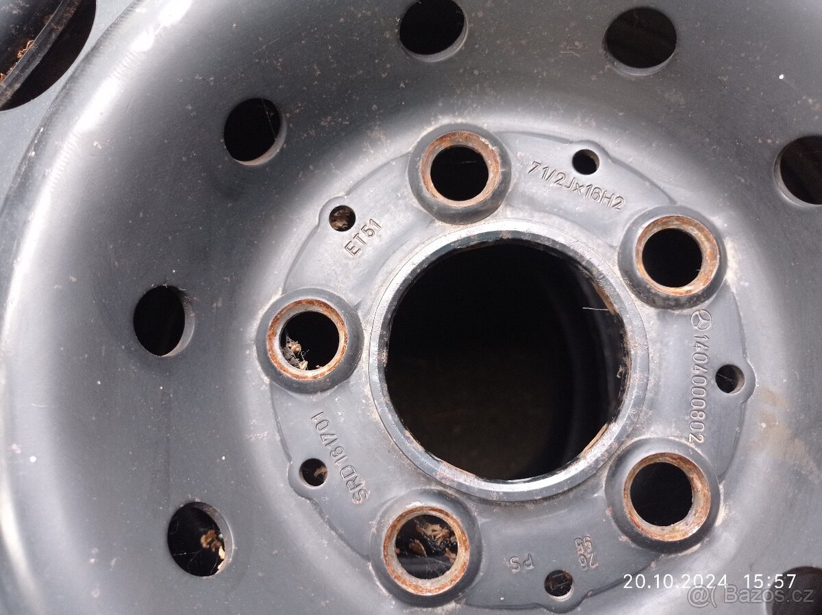 Zimní pneu+kola R16, Mercedes C220 - 6