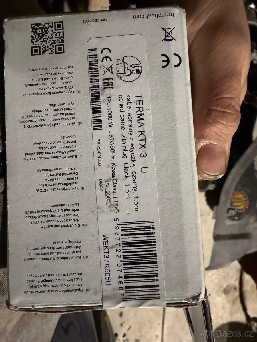 Elektrický radiátor 600x800, černý - 6