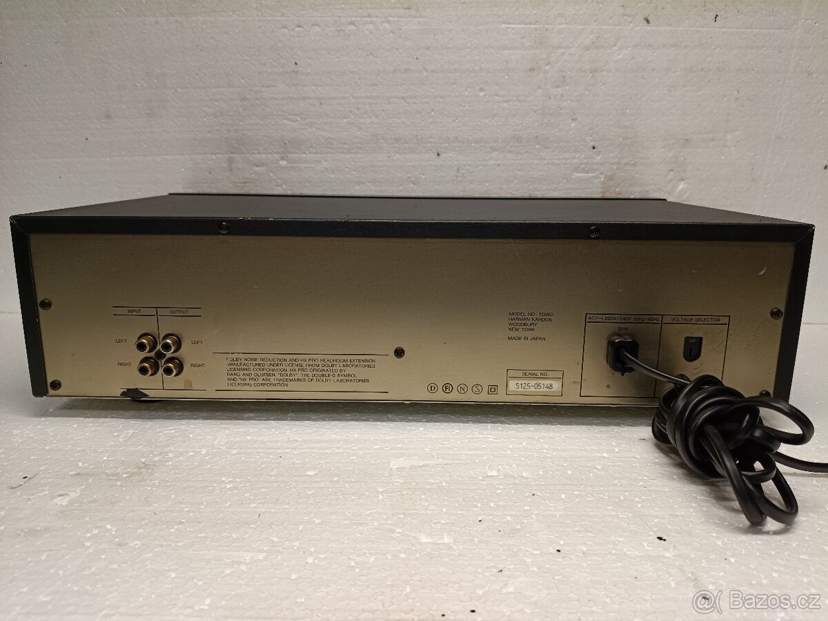 Harman Kardon TD262 Kazetový magnetofon - 6