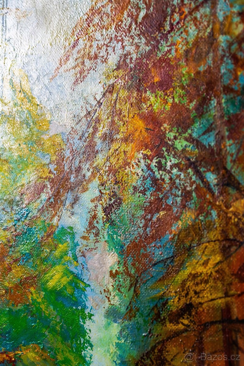 Procházka lesem, J.Gorlechacher, 1010 × 870 mm - 6