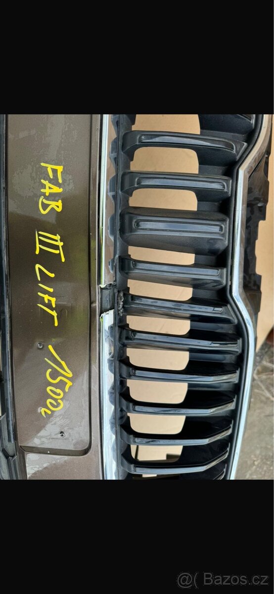 Přední nárazník Škoda Fabia III lift - 6