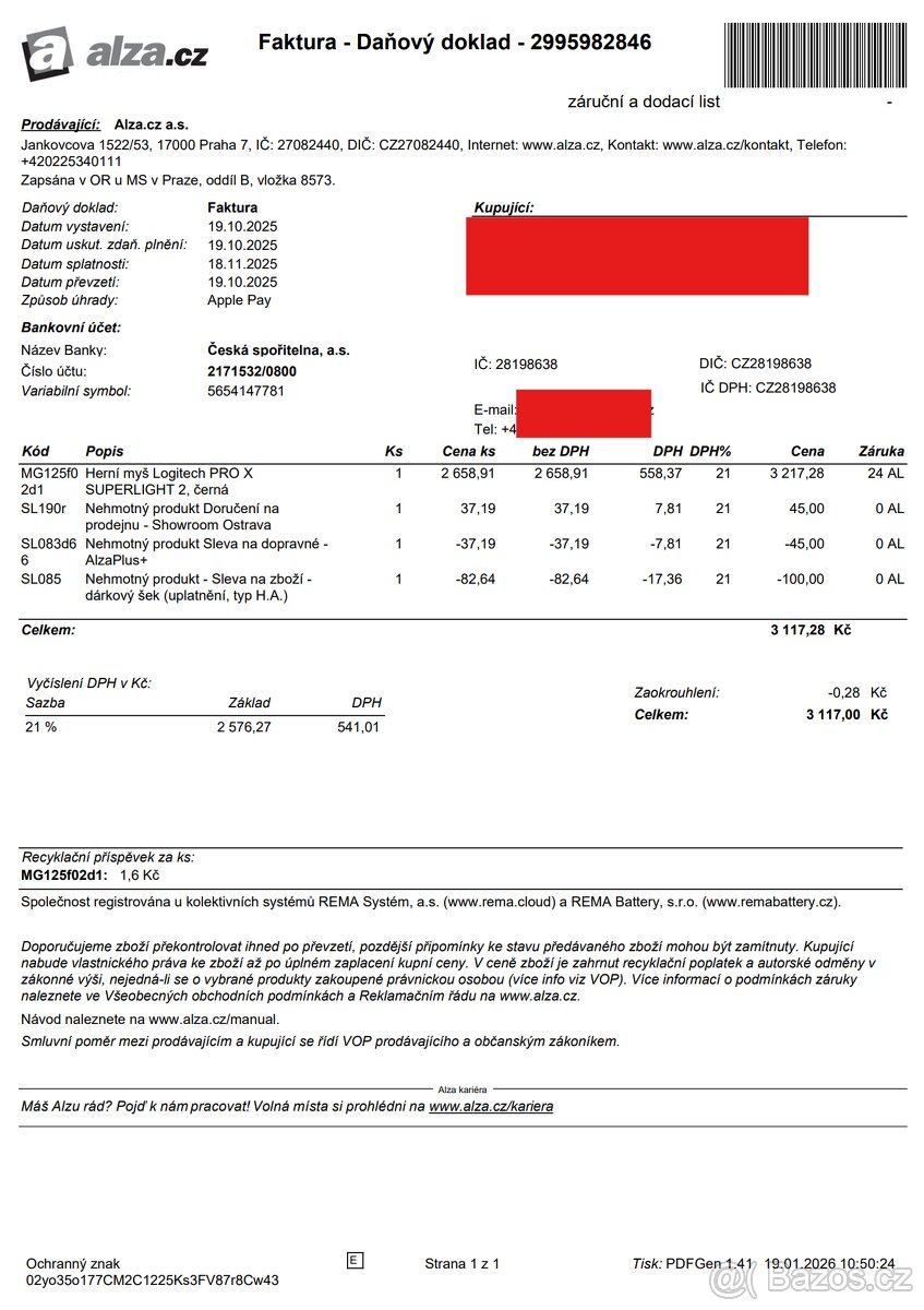 Herní myš Logitech PRO X SUPERLIGHT 2, černá - 6