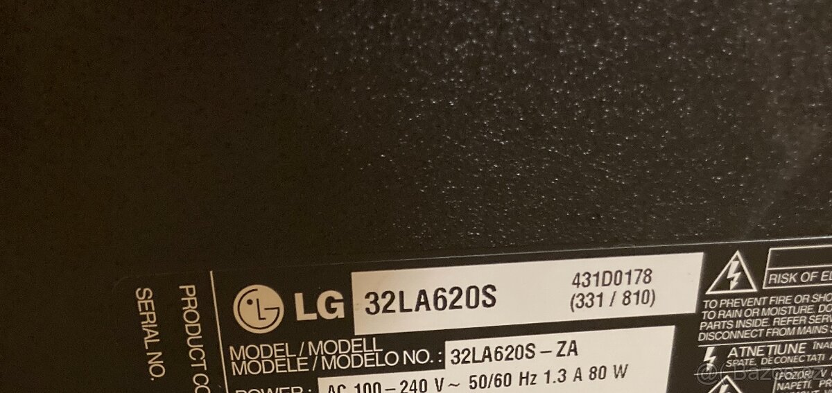 3D FULL HD LED Smart Televize LG 32LA620S - 82 cm - Wifi - 6