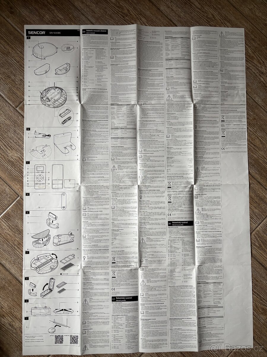 Prodám robotický vysavač SENCOR SRV 9250BK - 6