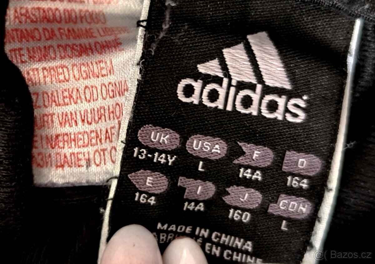 Adidas funkční tepláky vel 164/169 - 6