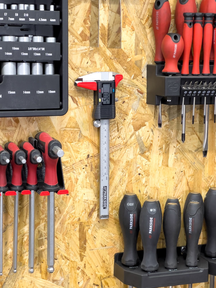 Držiak na stenu pre kovové Parkside posuvné meradlo - 6