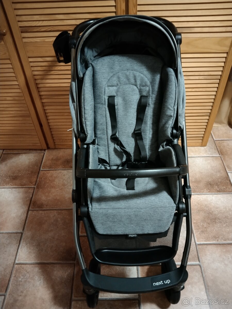 Kočárek Espiro Next Up Chrome 607 Gray Shades - 6