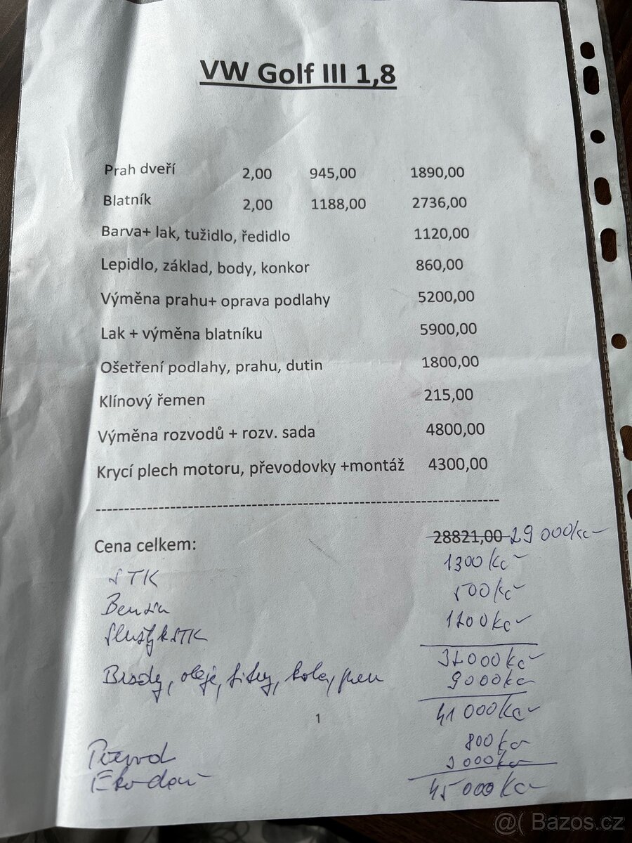 VW Golf Rabbit 1.8 66 kw - 6