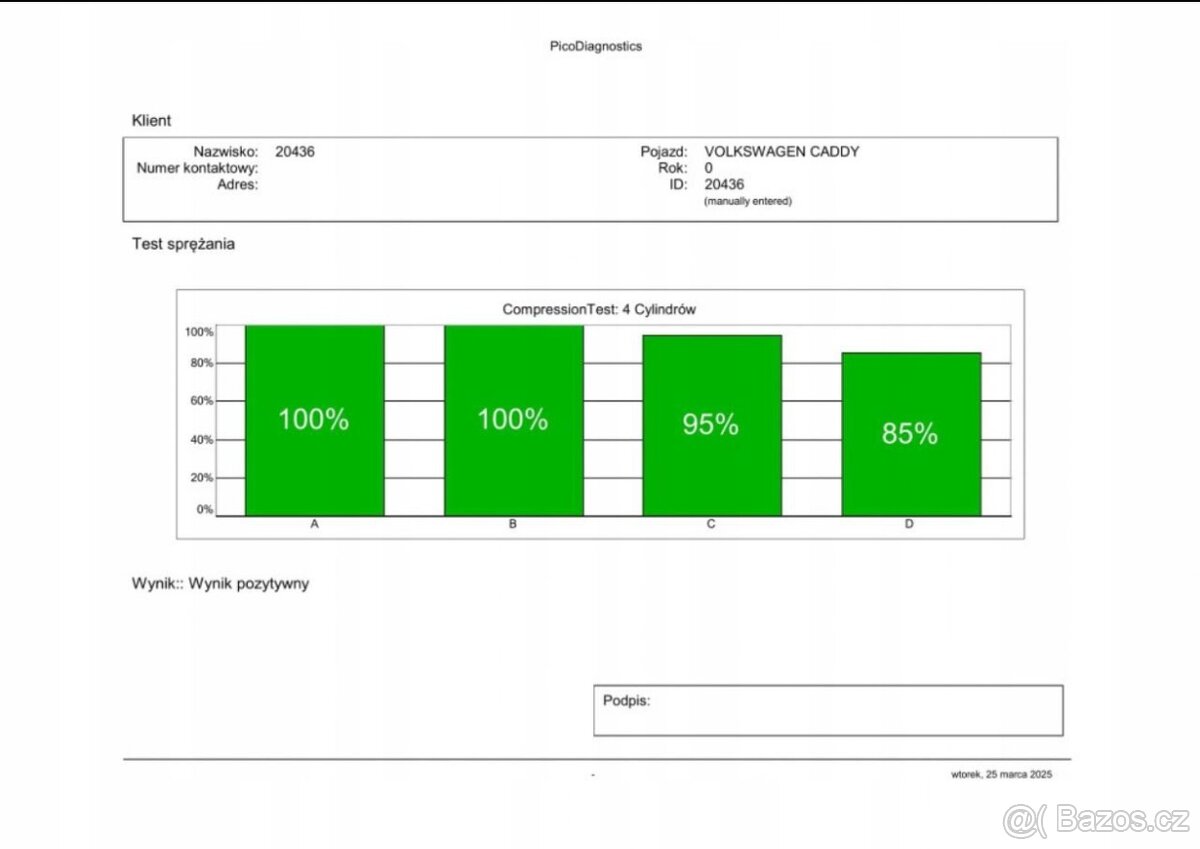 MOTOR VW CADDY III 2.0SDi 70HP TESTOVÁN BST - 6