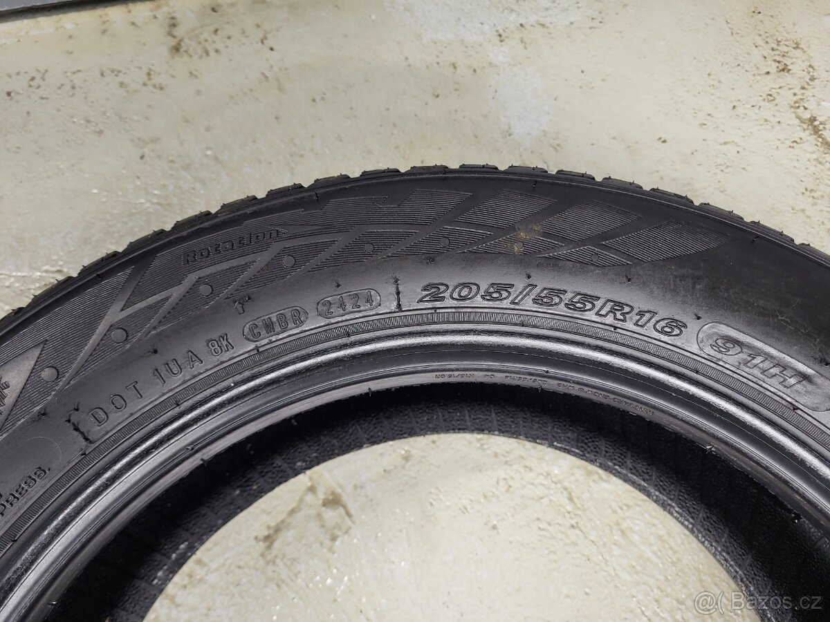 4x 205/55R16 Nexen Zánovní zimní pneu - 6
