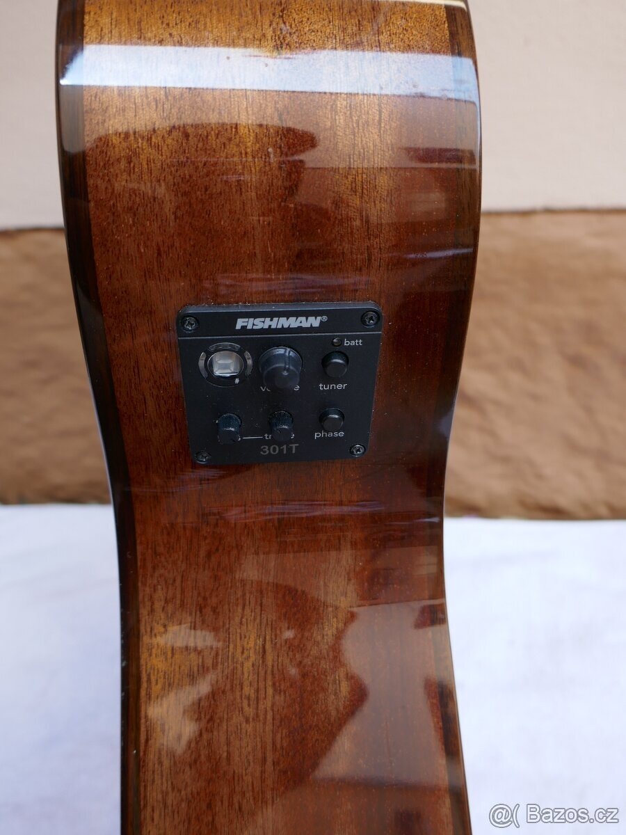 Washburn WLO10SCE Electro Acoustic, Natural - 6