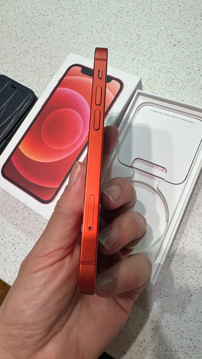 IPhone 12mini 64GB červený, top stav - 6
