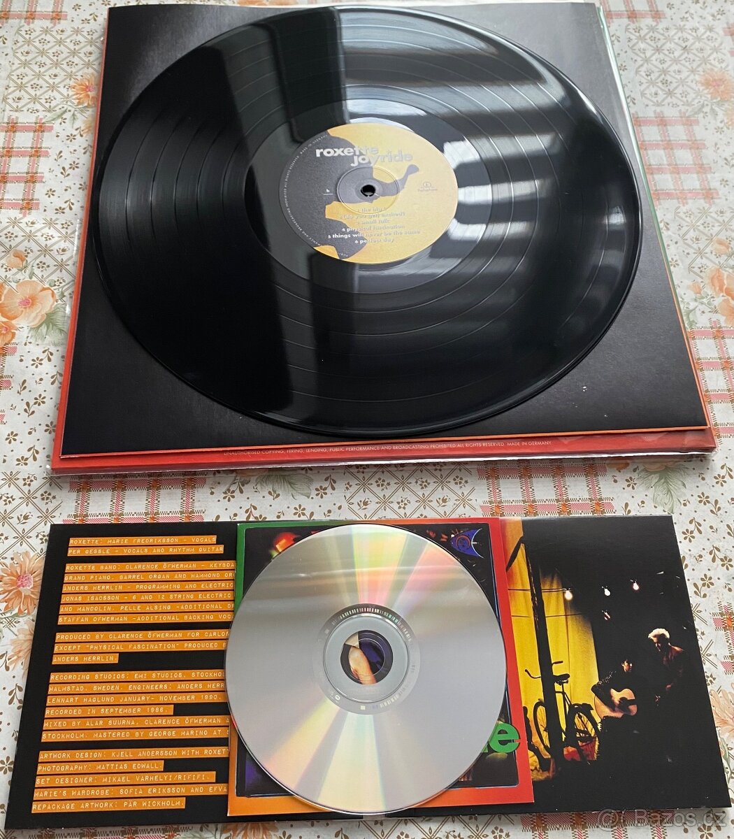Roxette - Joyride LP+CD Top stav - 6