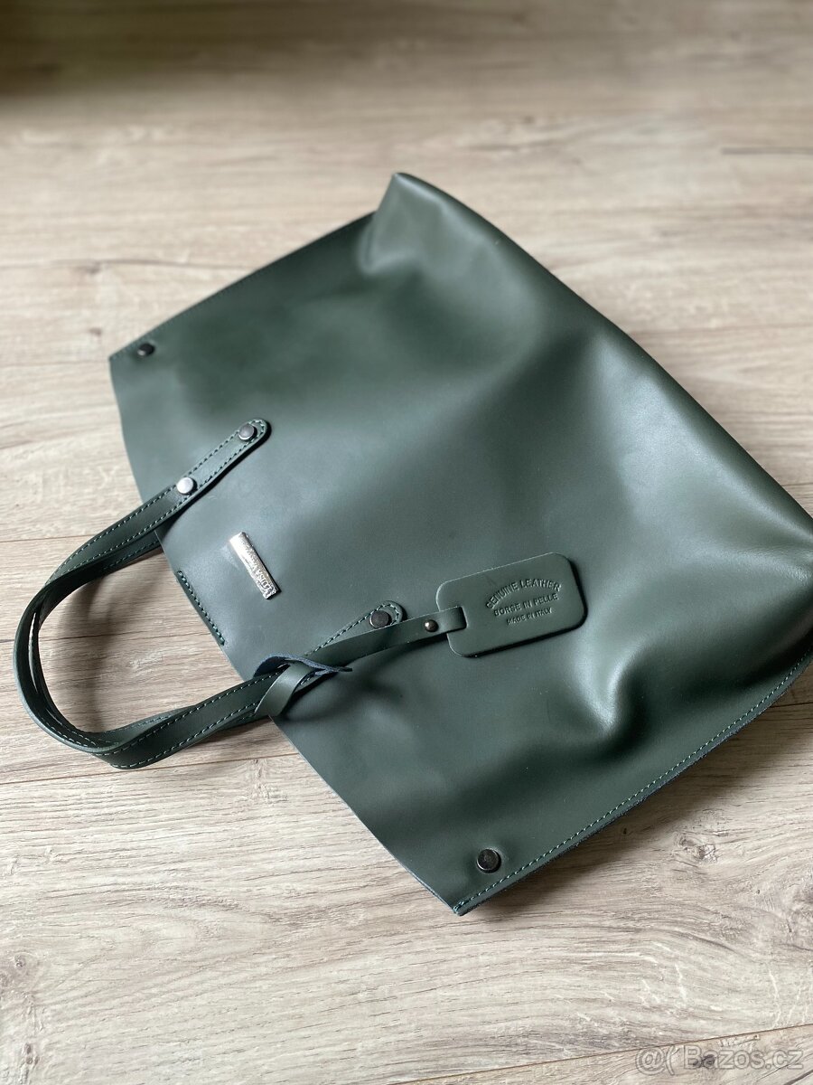 NOVÁ kožená kabelka - 6