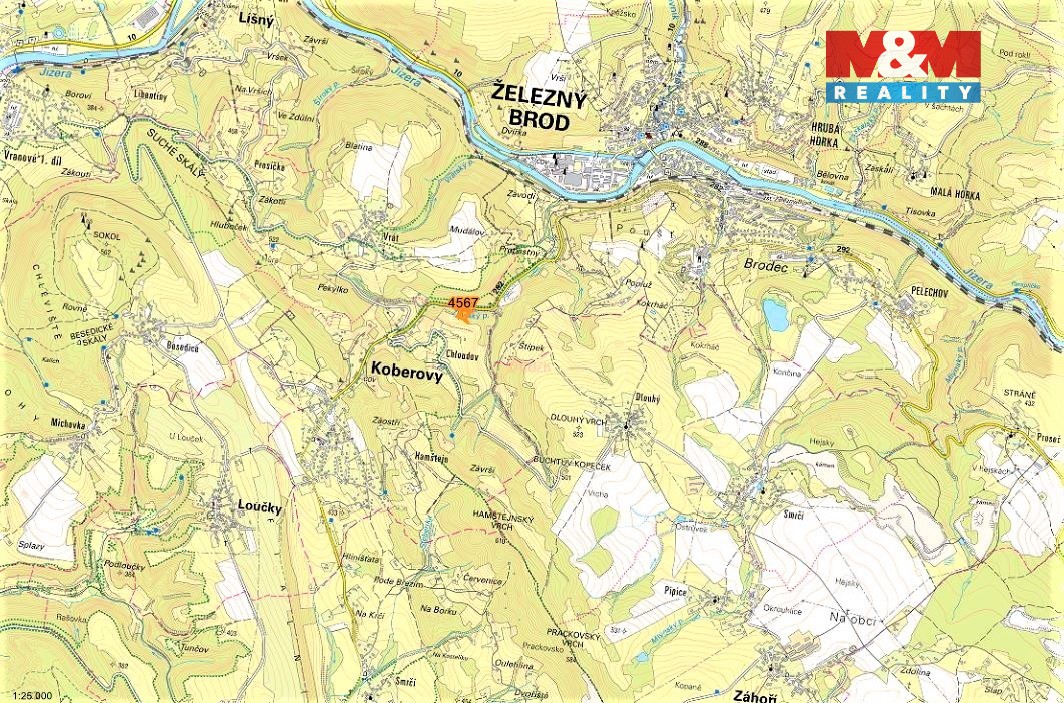 Prodej lesa, 3547 m², Koberovy - 6