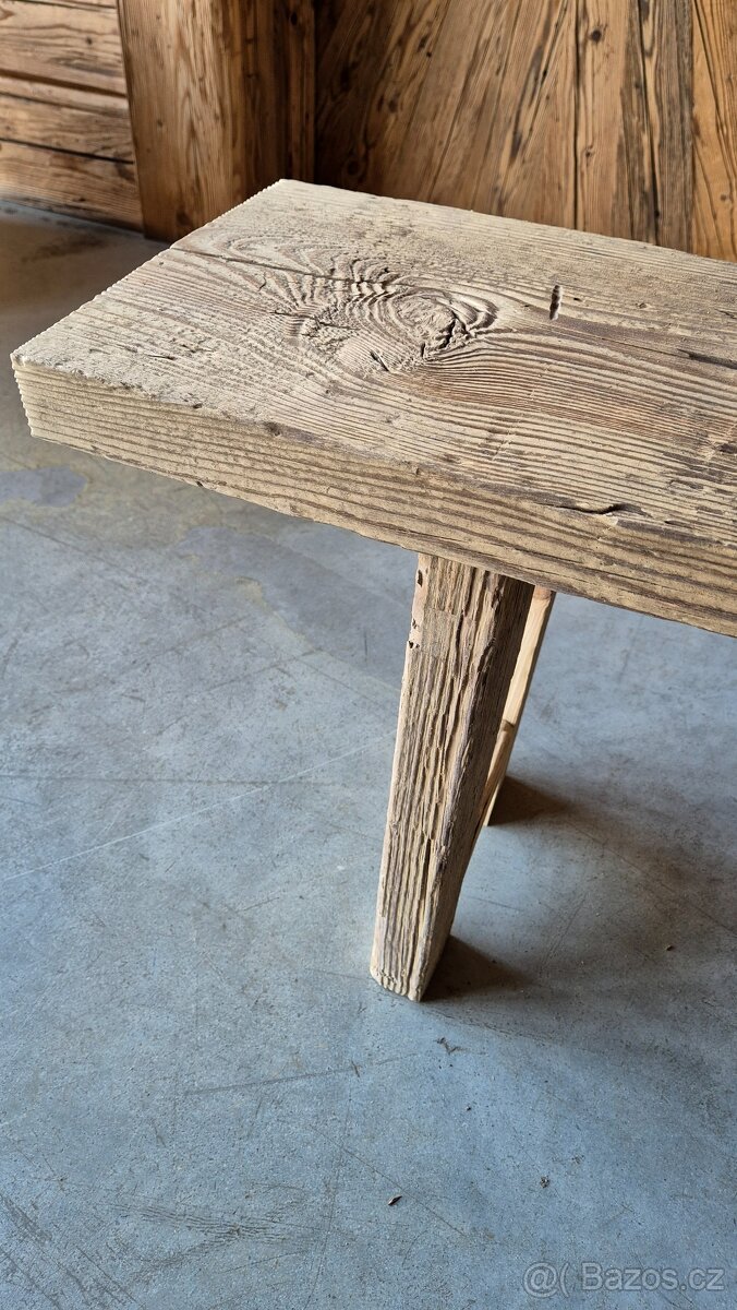 Dřevěná lavička - 6