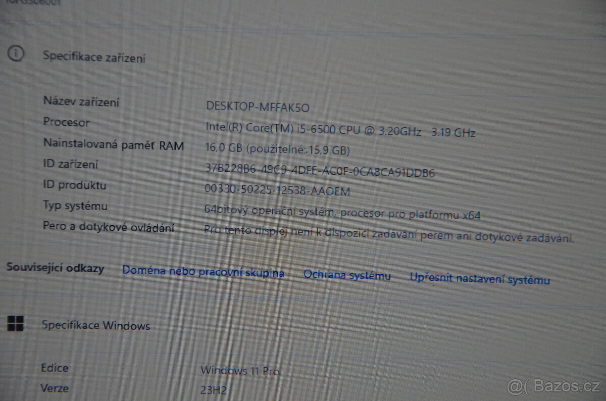 Lenovo ThinkCentre M900 desktop i5/16GB/500GB - 6