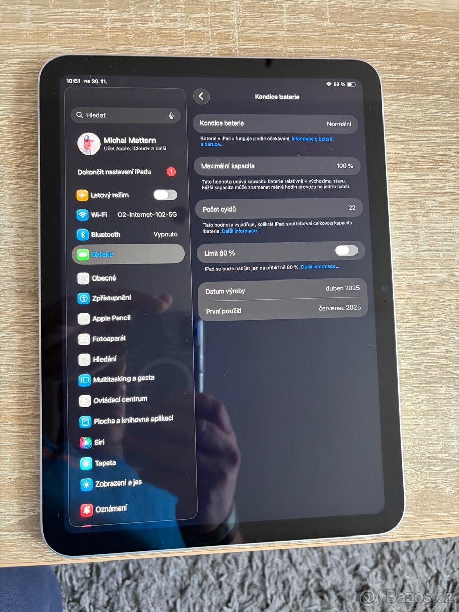 Apple iPad 11" 128GB WiFi Stříbrný 2025 - 6