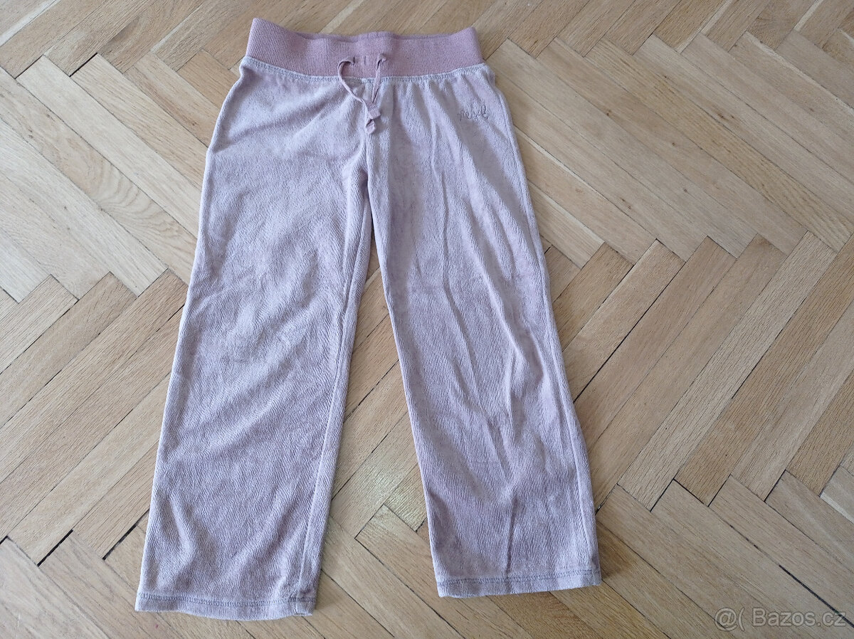 sametové tepláky 104/110 - 6
