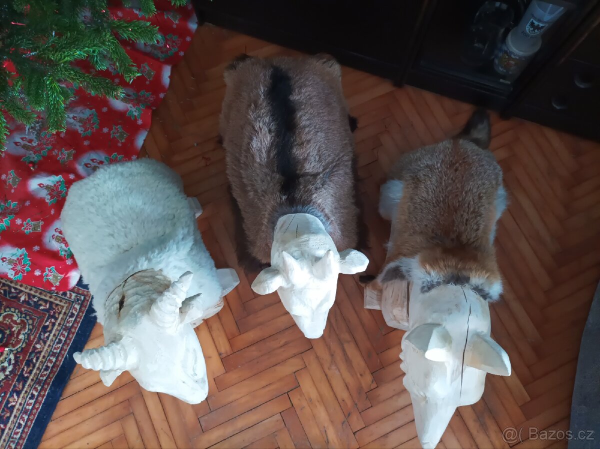 Dřevěná zvířátka, dekorace - 6