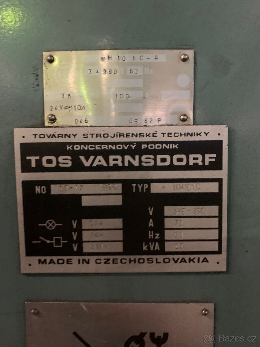 TOS VARNSDORF WH 10 NC - 6