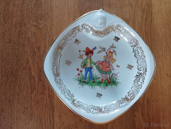 DĚTSKÝ PORCELÁNOVÝ TERMOTALÍŘ FRANCIE - 6