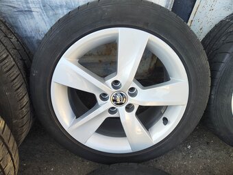 16"letní alu sada Dione 5x100 origo Škoda Rapid Fabia Polo - 6