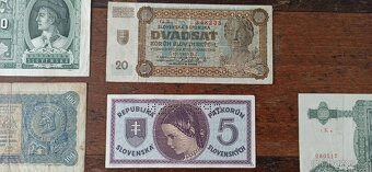 Bankovky Slovenský Štát. Slovensko. - 6