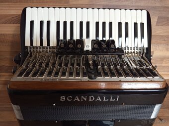 Akordeon (harmonika, heligonka) Scandalli 96, jako NOVÝ - 6
