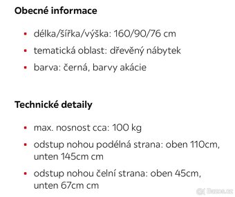 Jídelní stůl masiv (akácie) - 6