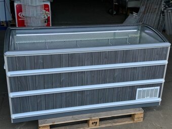 Prosklený pultový mrazák 170x75x89 cm - 6
