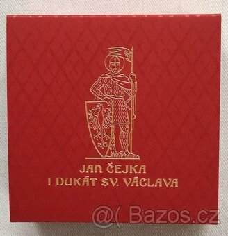 Dukát svatý Václav, autor J. Čejka, emise 2023, Kremnica - 6