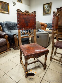 Luxusní jídelní stůl + 6x židle - ANTIK - 6