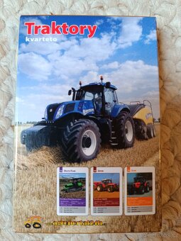 Sbírka kvartet - lokomotivy, traktory, hasičská technika - 6
