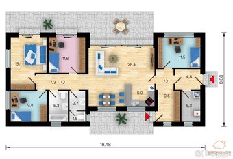 Prodej stavebního pozemku 930 m² - Tuřany, Brno - 6