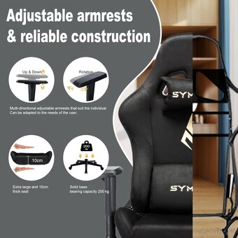 Nové herní křeslo Symino - 6