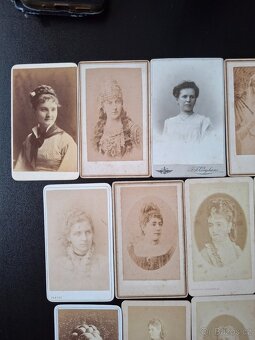 Staré kabinetní fotografie z 19. století - 6