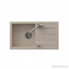 Granitový dřez + sifon + baterie flexi + dávkovač zdarma - 6