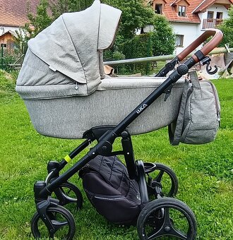 Kombinovaný kočárek Bebetto Luca - Velmi zachovalý - 6