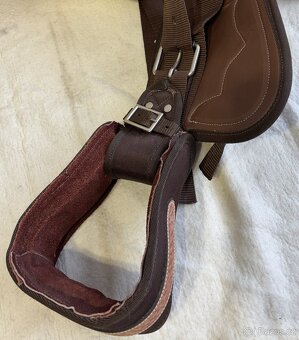 Westernový sedlový komplet 3) hnědý WADE - 6